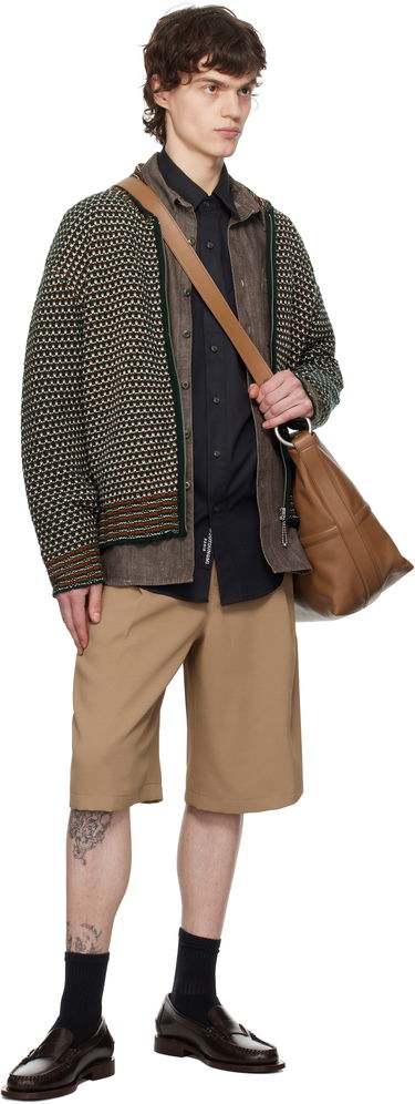 Shorts WOOYOUNGMI Pleated Shorts Beige | W251PT31, 3