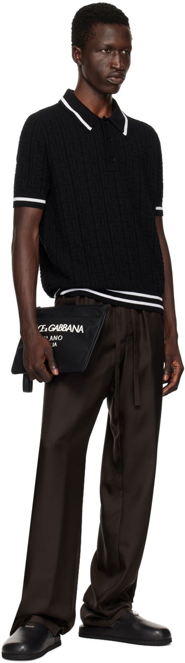 Tegnebog Dolce & Gabbana Pouch With Logo Sort | BP3259AG182, 3