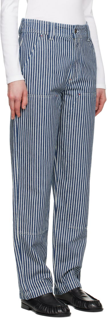 Bukser A.P.C. A.P.C. Gustav Striped Jeans Blå | COHHG-M08484, 1