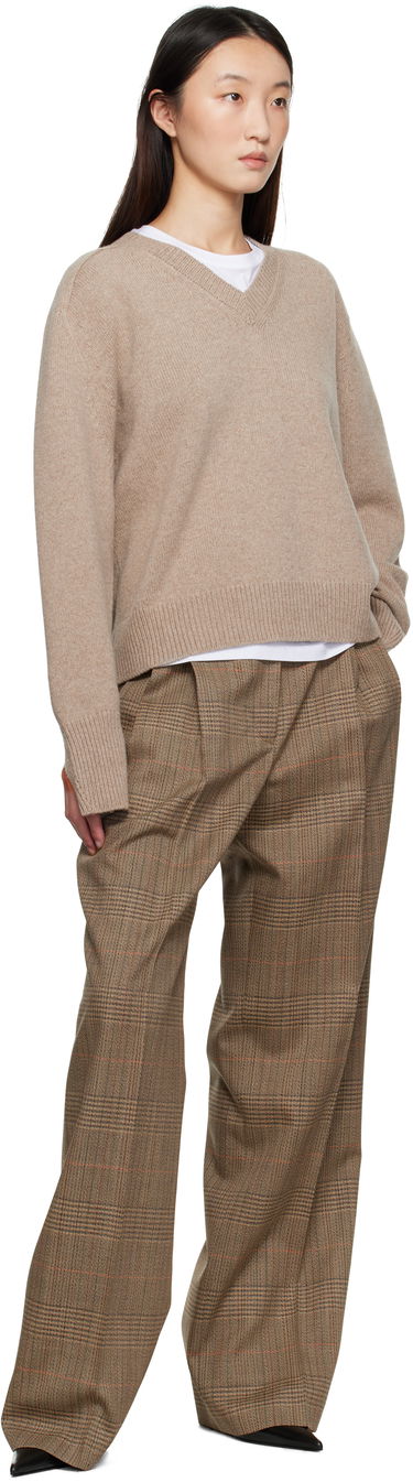 Sweater Róhe Róhe Sleeve Wrap Sweater Beige | 416-23-320, 3