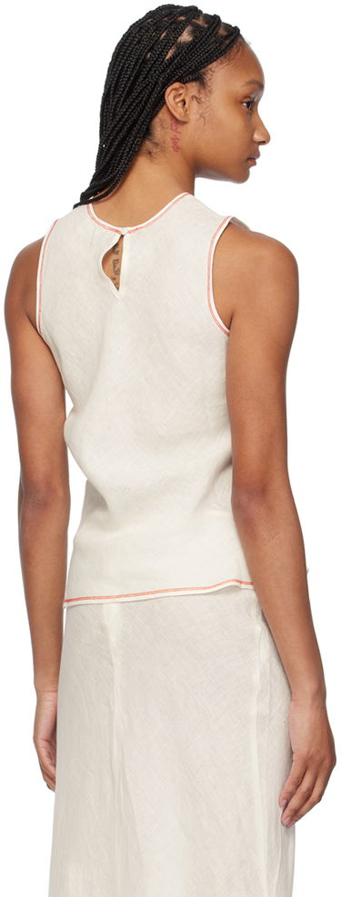 Tanktop Baserange Sleeveless Top Beige | TODY-SL-SU24, 2