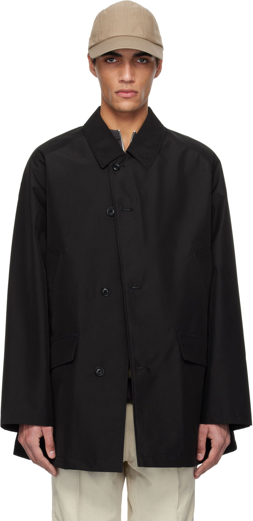 Frakker NANAMICA nanamica GORE-TEX Car Coat Sort | S25SB036U