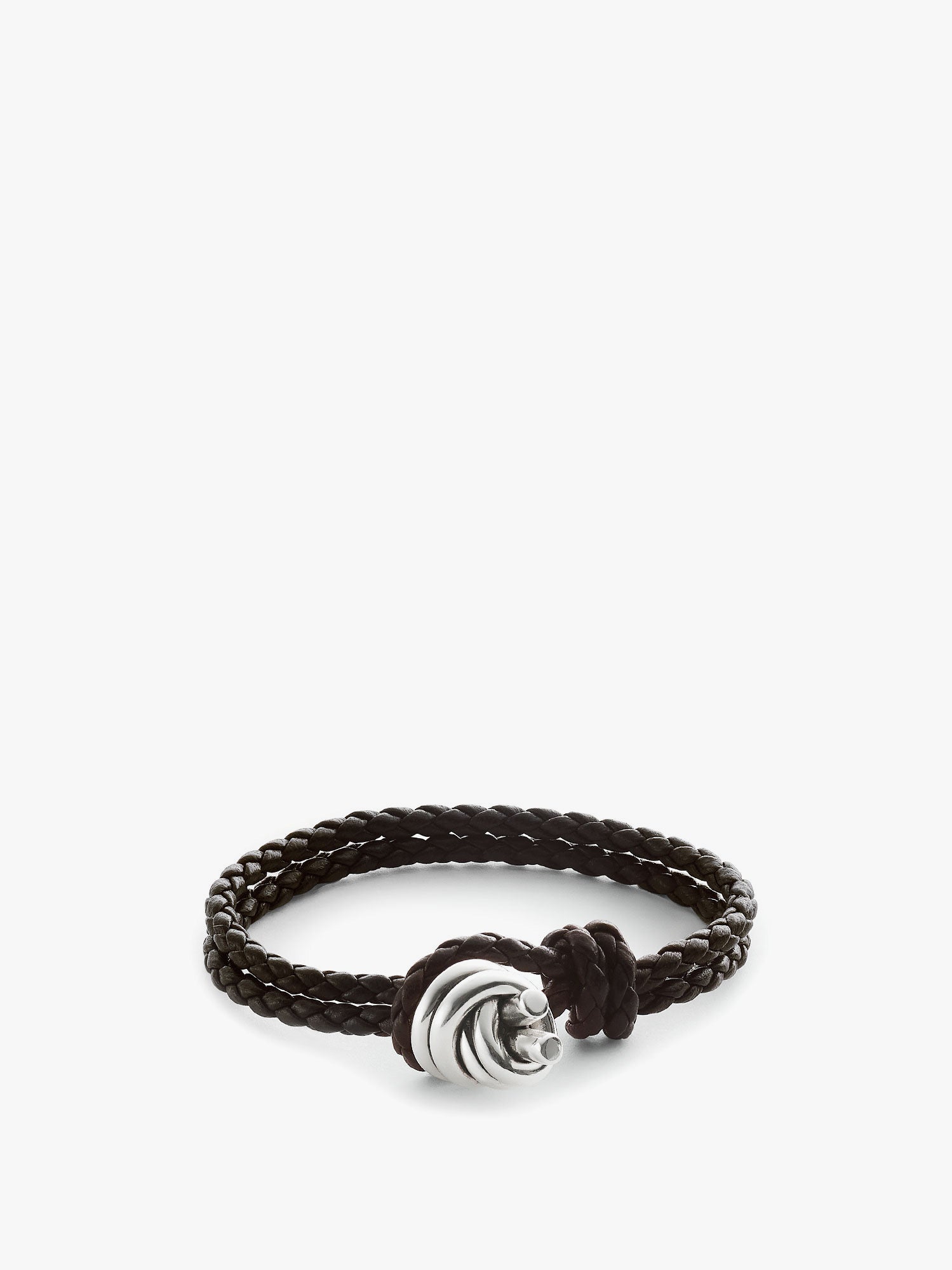 Armbånd Bottega Veneta Braided Leather Bracelet Brun | 815938V507C1139, 0