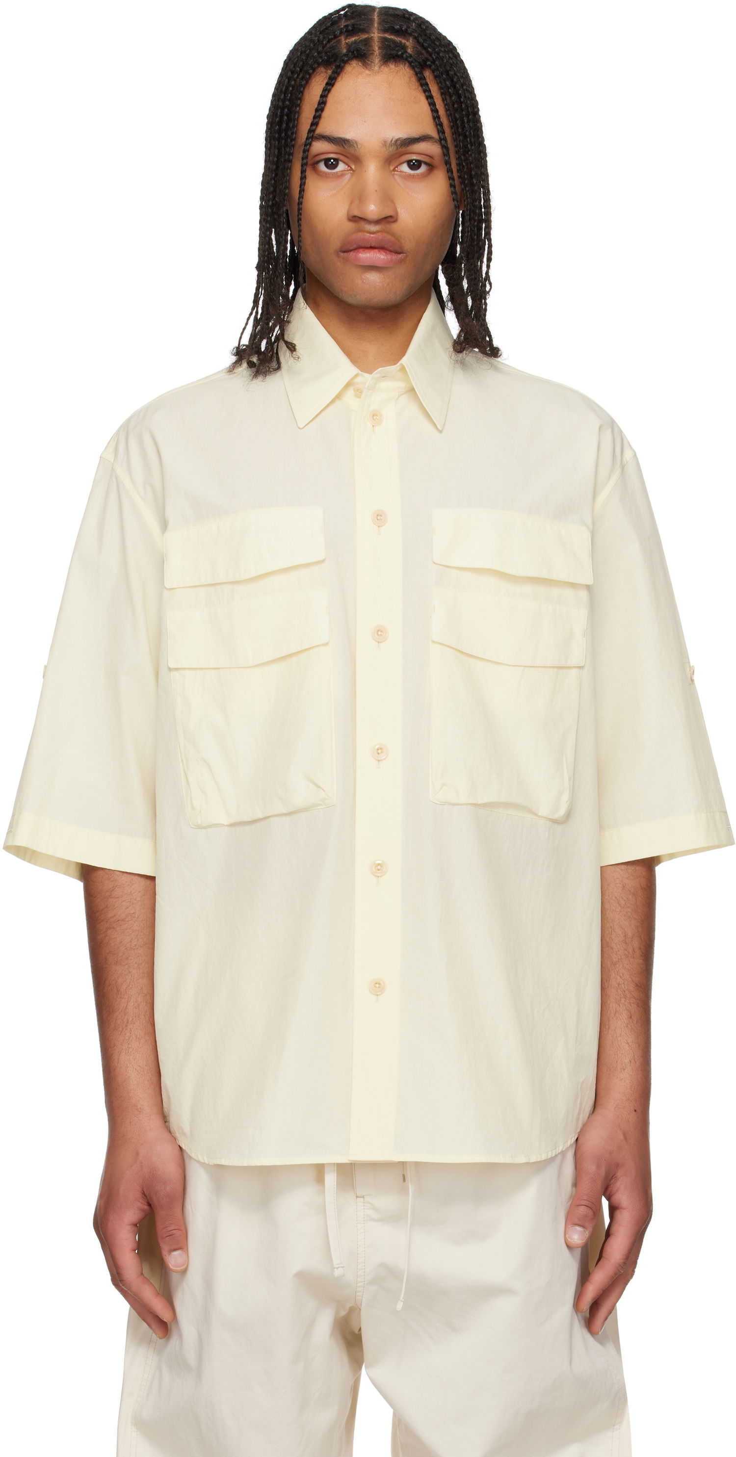 Skjorte LEMAIRE Lemaire Utility Shirt Gul | SH1146 LF1399, 0