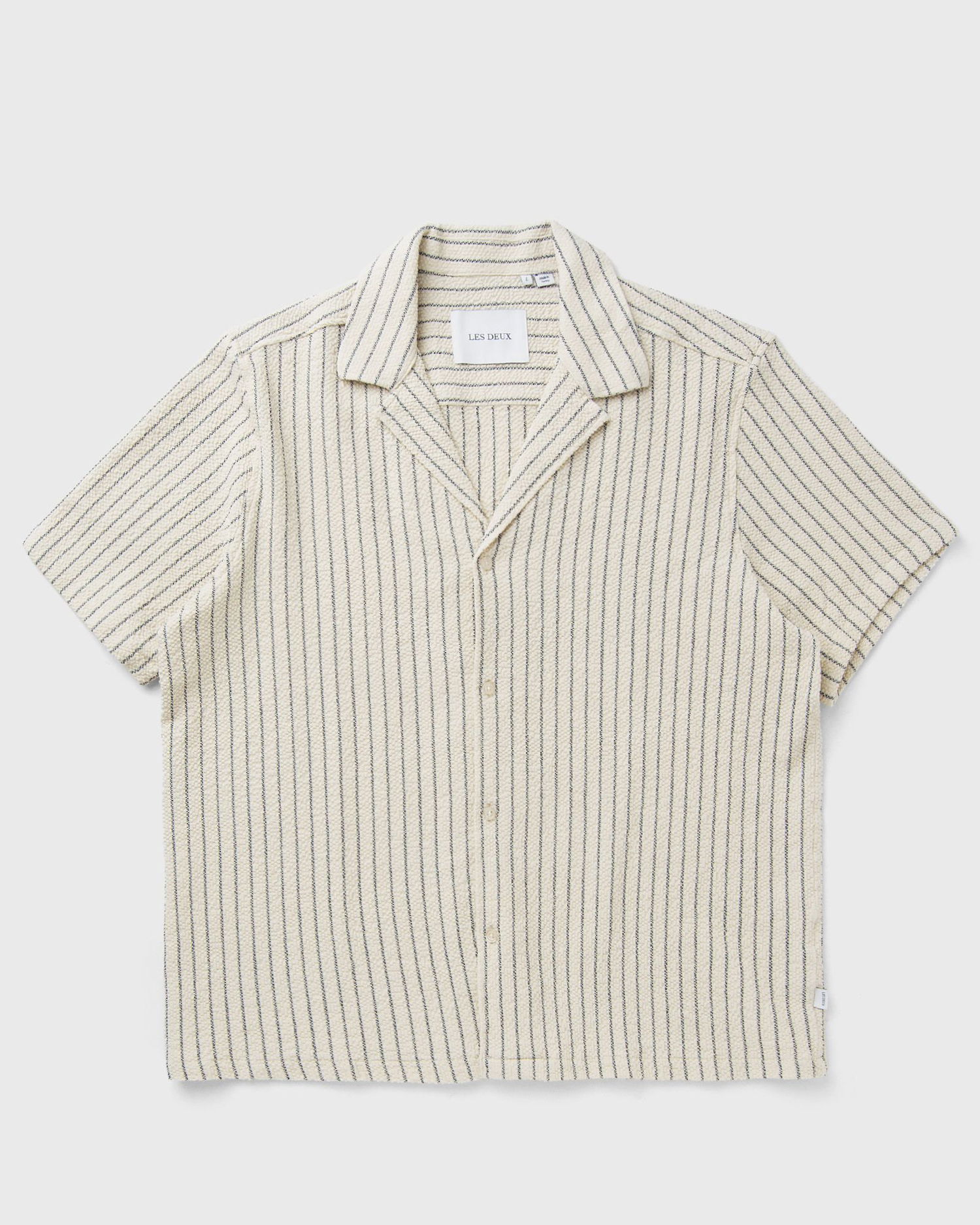 Skjorte Les Deux Lesley Structured Short Sleeve Shirt Hvid | 1000117-215, 0