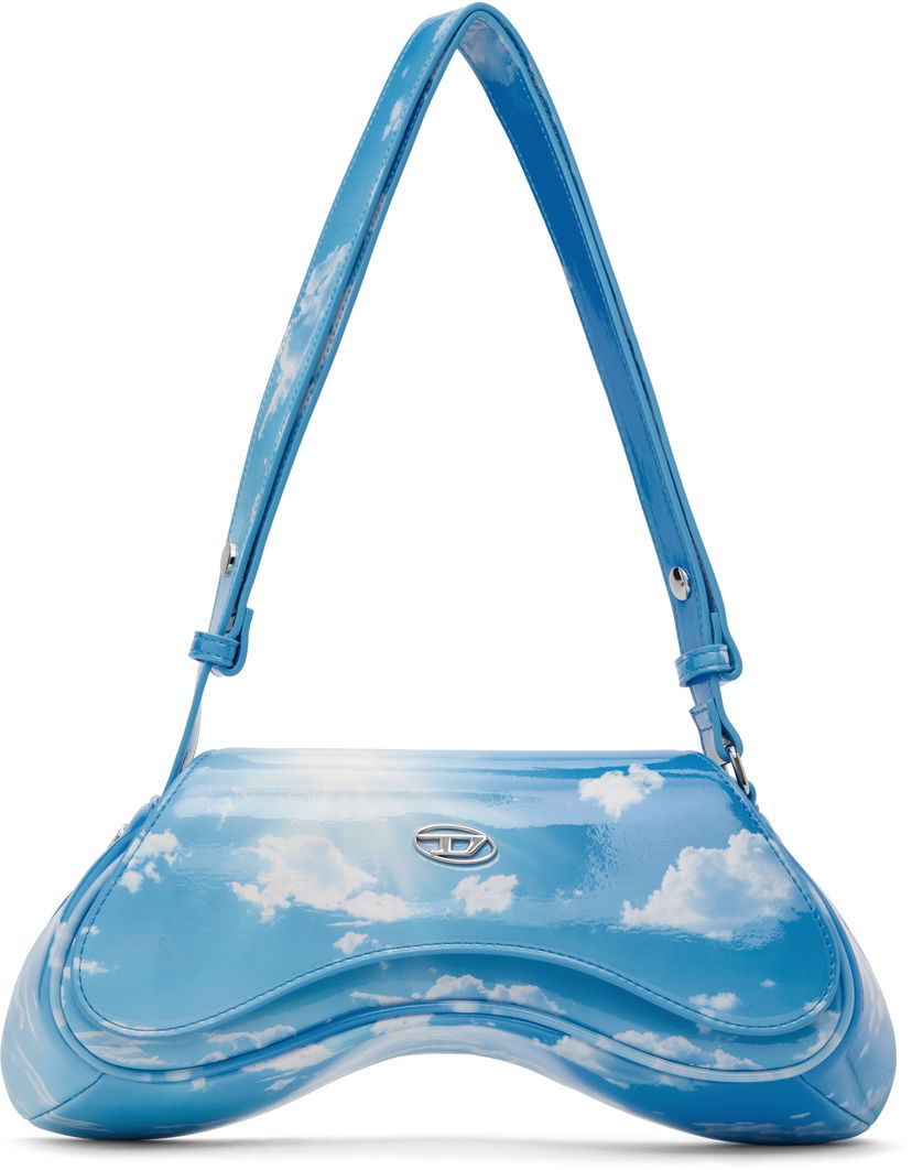 Håndtaske Diesel Diesel Play Crossbody Clutch Blå | X10221 P6019