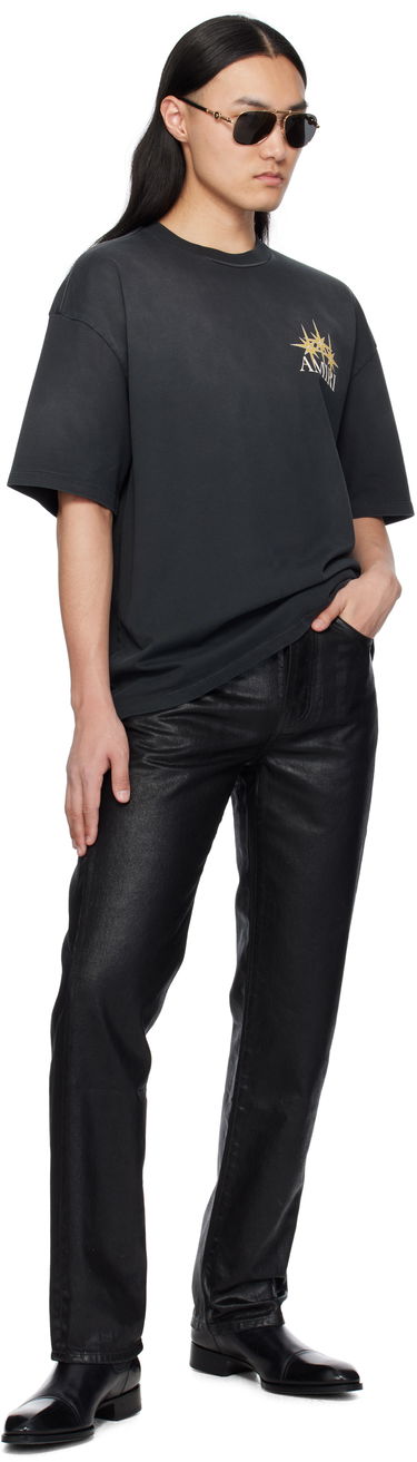 T-shirt AMIRI Amiri Starburst Oversized T-Shirt Sort | AMJYTE1179, 3