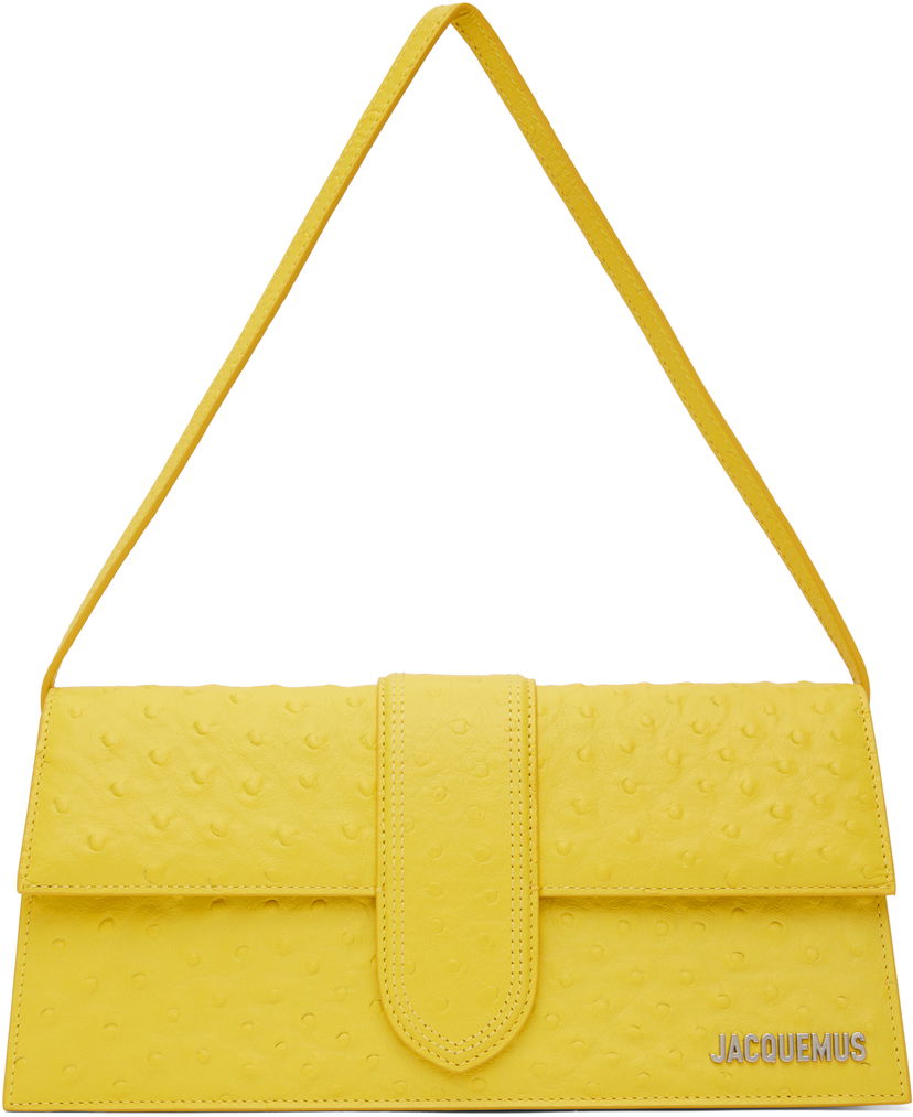 Håndtaske Jacquemus Jacquemus 'The Long Bambino' Shoulder Bag Gul | 25E221BA013-3234