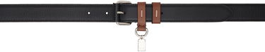 Bælter Maison Margiela Maison Margiela Contrast Leather Belt Sort | SA1TP0018 P7268, 0