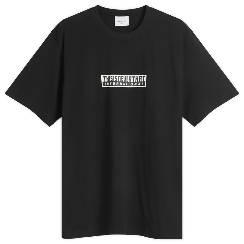 T-shirt thisisneverthat Tnt International T-Shirt, Size Large Sort | TN251TTSST11-BLK