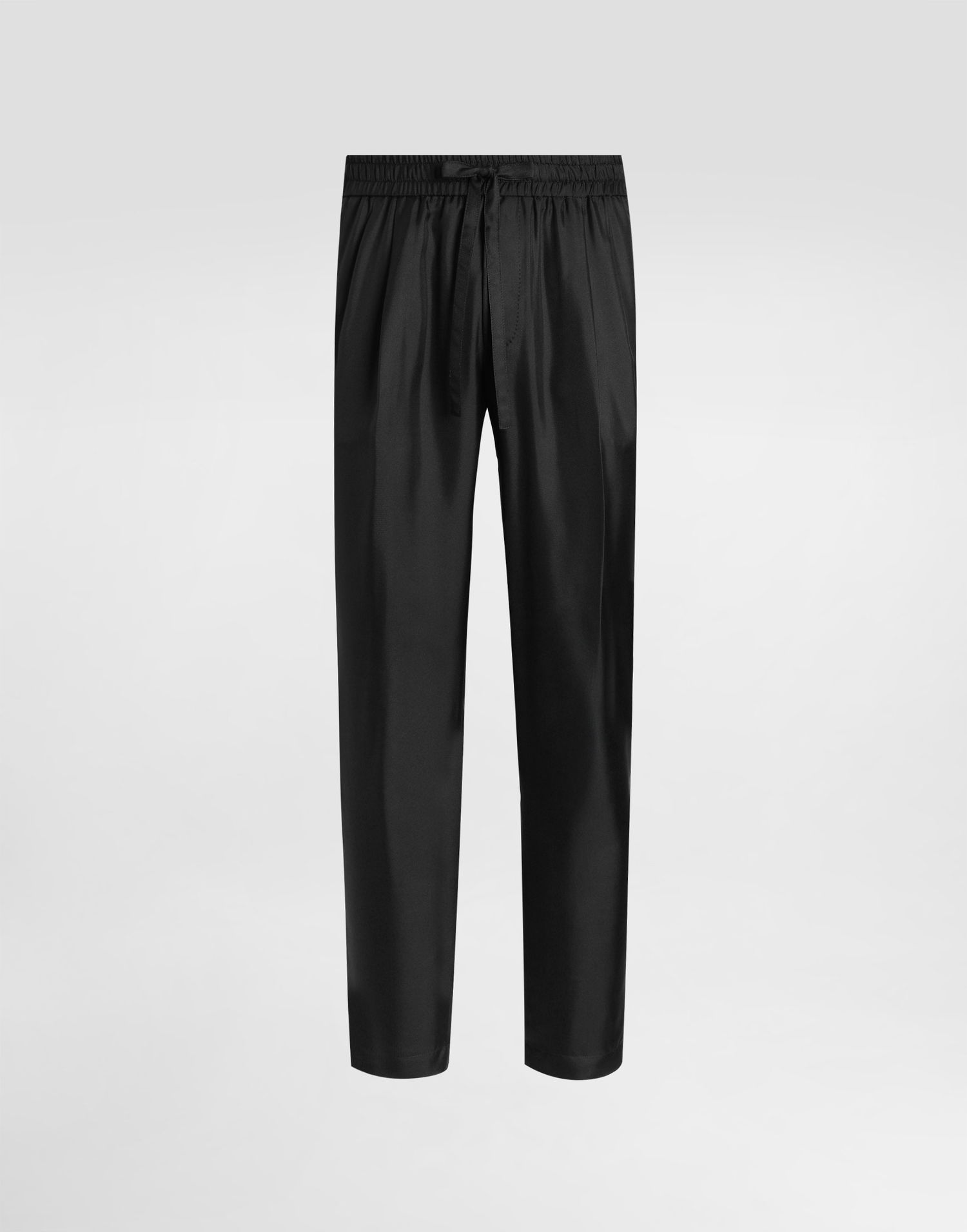 Bukser Dolce & Gabbana Dolce & Gabbana Silk Twill Jogging Trousers Sort | GP12QTFU10SN0000, 0