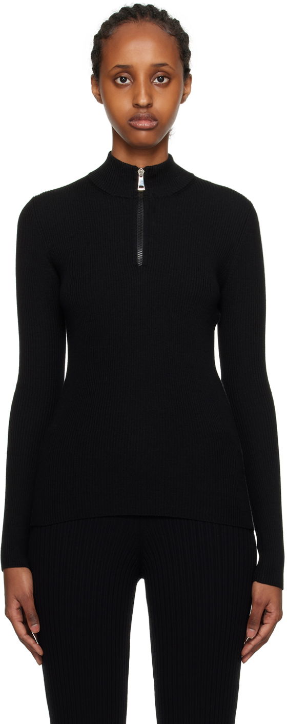 Sweater Moncler Zip-Up Sort | I20939F00001M1131, 0