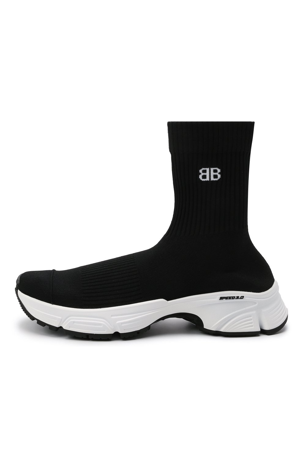 Sneakers og sko Balenciaga Speed 3.0 Sneakers "Black & White" Sort | 654466 W2DN1, 0