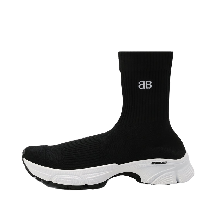 Sneakers og sko Balenciaga Speed 3.0 Sneakers "Black & White" Sort | 654466 W2DN1
