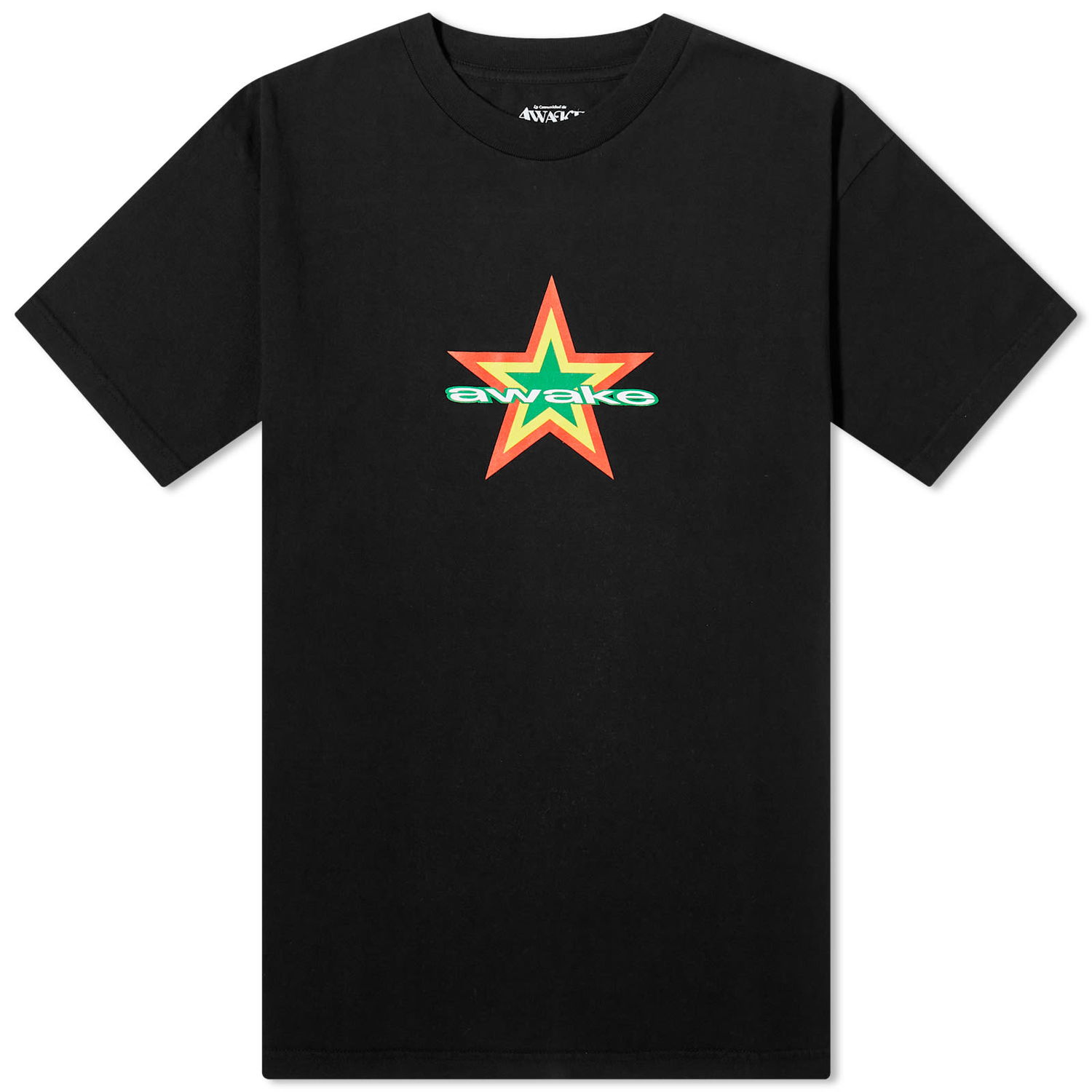 T-shirt Awake NY Star Logo T-Shirt Sort | AWK-FW23-TS005-BLK, 0