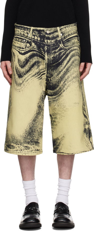 Shorts Camper CAMPERLAB Distorted Denim Shorts Gul | AU00007-005, 0