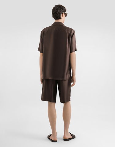 Shorts Dolce & Gabbana Dolce & Gabbana Silk Twill Shorts Brun | GV5MAZFU10SM1213, 2