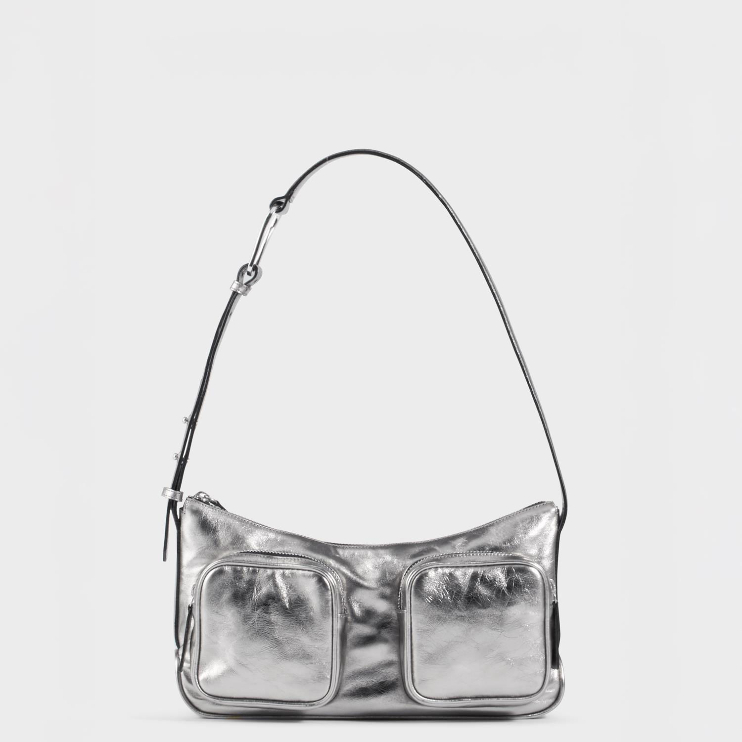 Skuldertaske Vagabond Vagabond Valence Metallic Leather Shoulder Bag Metalisk | BP04-083-79, 0