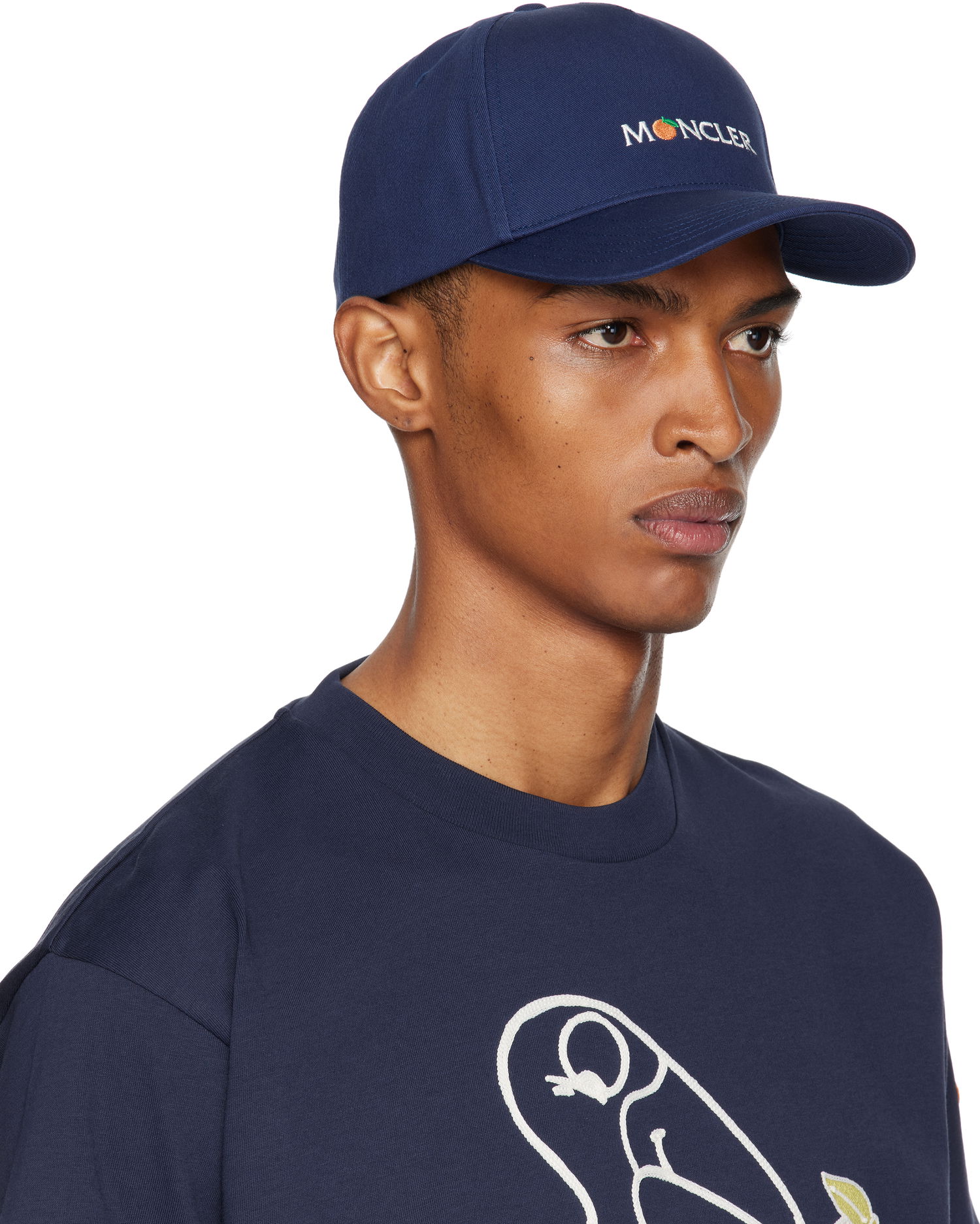 Kasket Moncler Moncler Genius x Gilga Farm Baseball Cap Mørkeblå | K24023B000060U082, 1