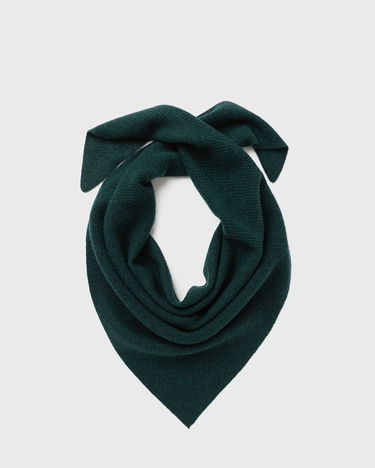 Tørklæde American Vintage RAXOW Rib-Knit Scarf Grøn | RAX20CH25-CYPRES-CHINE-NOIR, 0
