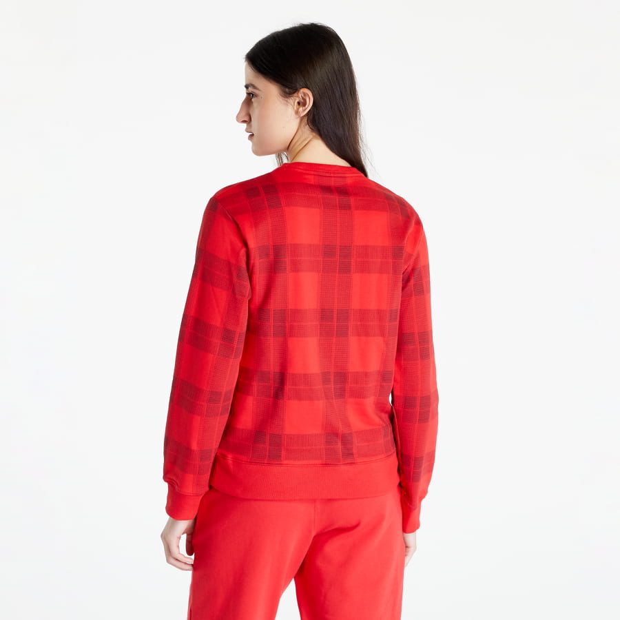 Sweatshirt CALVIN KLEIN Mc Holiday Sweatshirt Textured Rød | QS6953E 5VN, 1