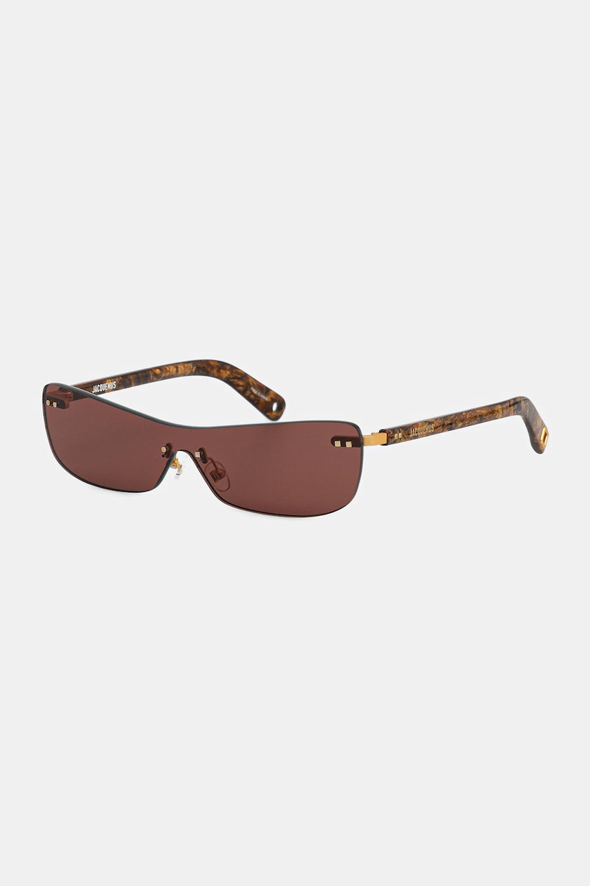 Solbriller Jacquemus Jacquemus MIRADA Sunglasses Brun | JAC69C2SUN, 1