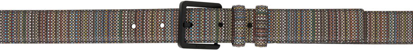 Bælter Paul Smith Paul Smith 'Signature Stripe' Coated Canvas Belt Flerfarvet | M1A-8110-PCOABE-PR