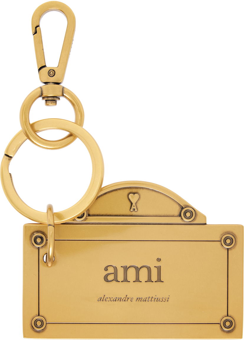 Nøgleringe AMI AMI Street Plate Keychain Metalisk | UKR913.369