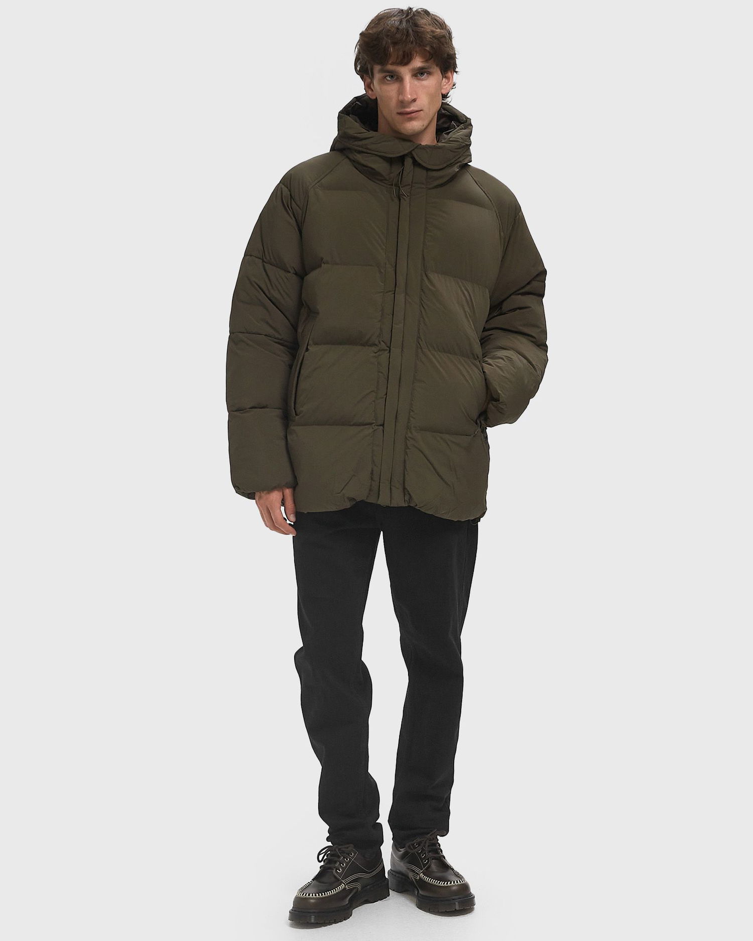 Puffer jakke CLOSED Hooded Puffer Jacket Grøn | C87875-69F-22-694, 1