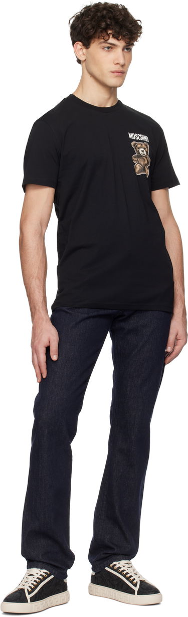 T-shirt Moschino Moschino Teddy Bear Graphic T-Shirt Sort | 251ZZV071102411555, 3