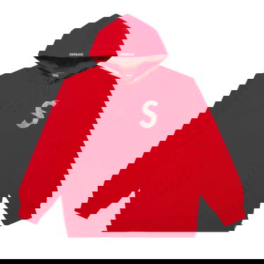 Sweatshirt Supreme Swarovski x S Logo Hooded Sweatshirt Rød | SS21SW40 RED, 1