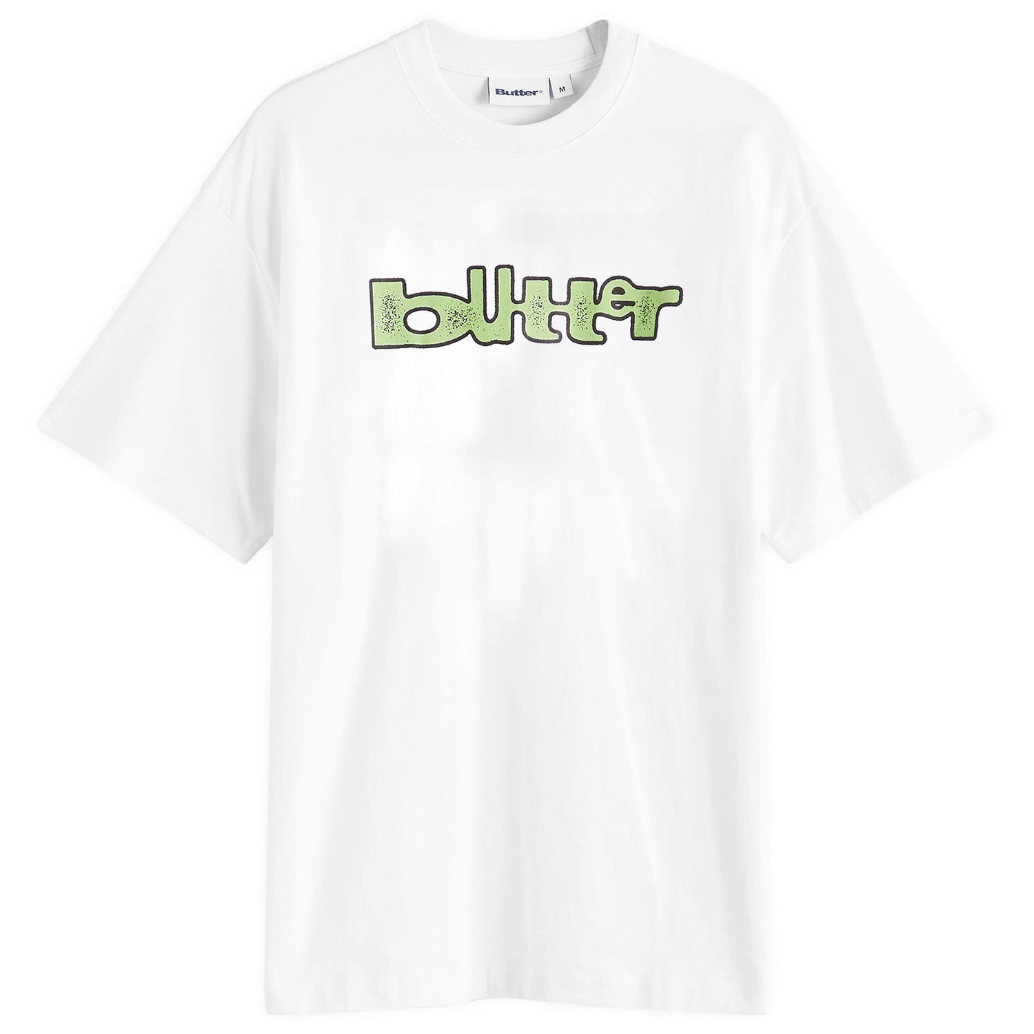 T-shirt Butter Goods Warped T-Shirt, Size Large Hvid | BG251101-WHT, 1