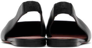 Tilbehør Amina Muaddi Amina Muaddi Ane Slingback Ballerina Flats Sort | ANE SLINGBACK FLAT NAPPA, 1