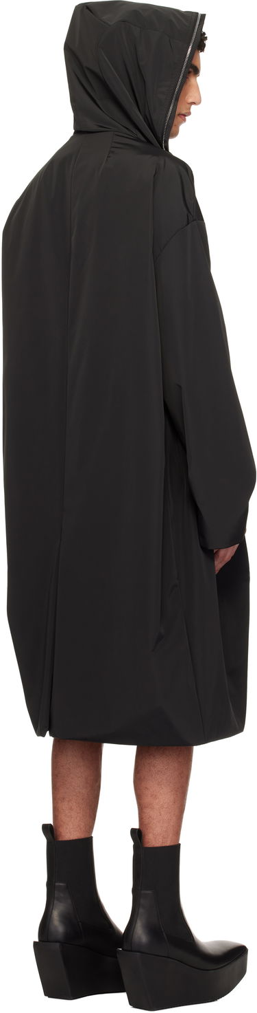 Regnfrakke Rick Owens Rick Owens Hooded Gimp Coat Sort | RU01E5969 MB, 2