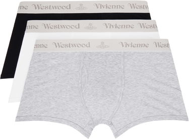 Boksere Vivienne Westwood Three-Pack Boxers With Logo Bands Grå | 8106001G-J002Y-, 0