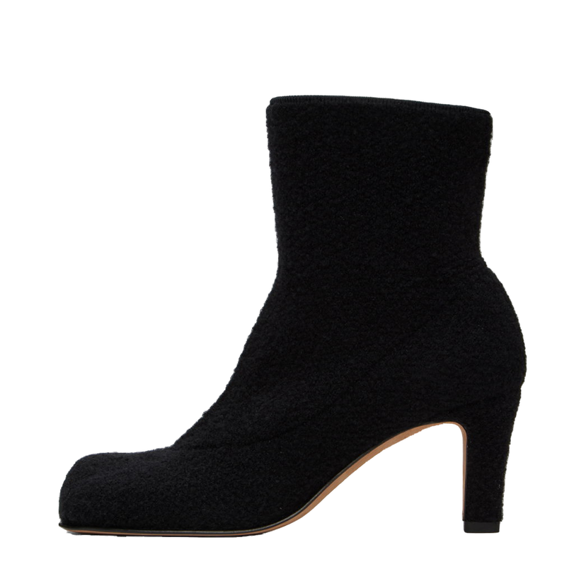 Sneakers og sko Bottega Veneta Wool Bouclé Boots "Black" Sort | 708916 V28M0