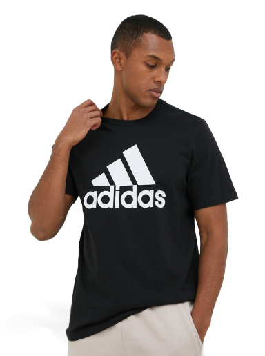 T-shirt adidas Performance Cotton T-Shirt Sort | IC9347