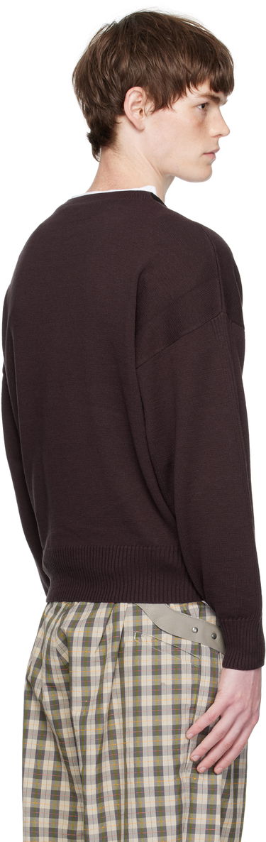 Sweater KIKO KOSTADINOV Kiko Kostadinov Vig Multi Collar Sweater Brun | KKAW25KN04-97, 2