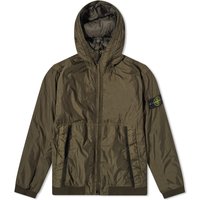 Jakke Stone Island Crinkle Reps Hooded Down Jacket Grøn | 7915408-V0058, 1