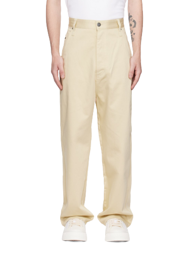 Bukser AMI Alex Trousers Beige | HTR102.CO0009