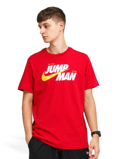 T-shirt Jordan Jumpman Crew Rød | DM3219-687