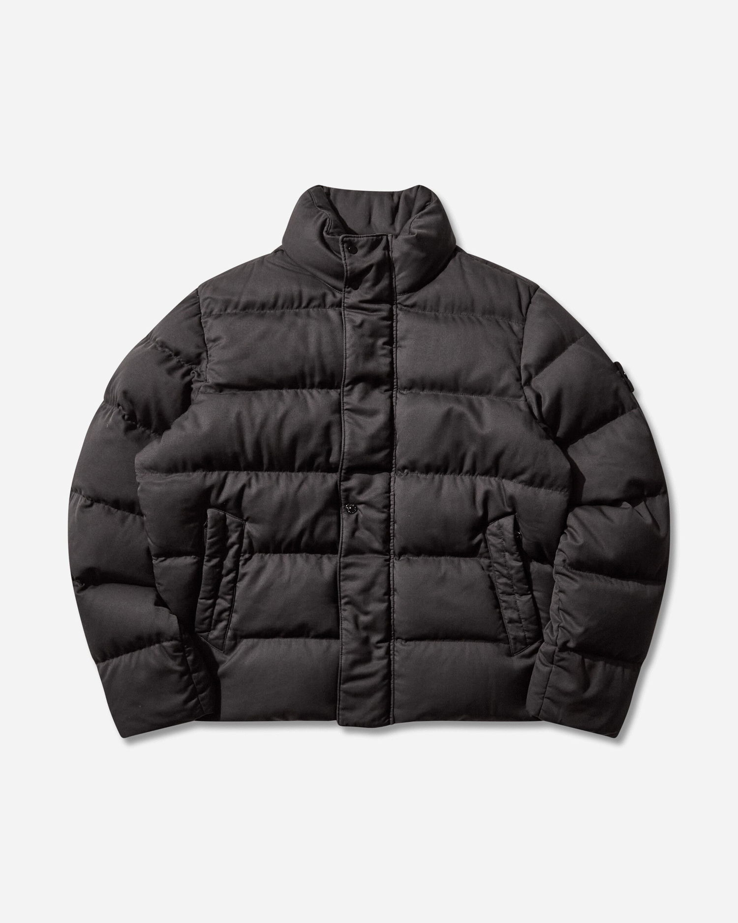 Puffer jakke Stone Island Ghost Twill Wool-TC Down Jacket Sort | K2S15-4100100-S0F26 V0029, 1
