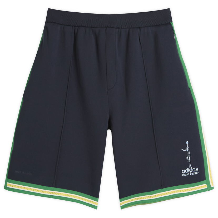 Shorts adidas Originals Wales Bonner Jabbar Knit Shorts, Size Large Mørkeblå | JV6042