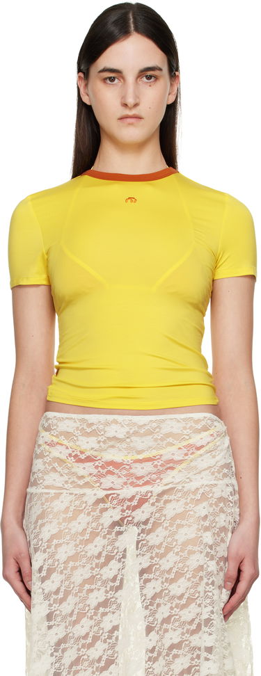 T-shirt Miaou Miaou Mini T-Shirt Gul | 7026JSYYO, 0