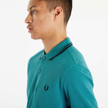 Polo skjorte Fred Perry Twin Tipped Polo Shirt Turkis | M3600 R35, 3
