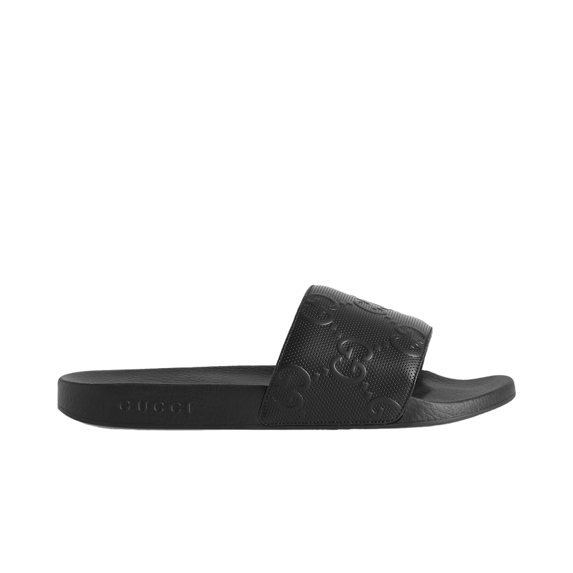 Sneakers og sko Gucci GG Slide Demetra Black Sort | 681880 UKU00 1000