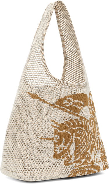 Skuldertaske Burberry Burberry EKD Large Crochet Tote Beige | 8109369, 1