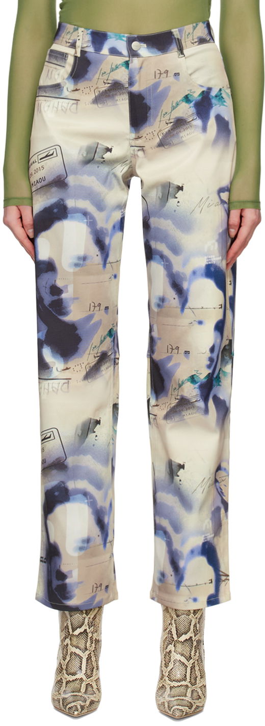 Jeans Miaou Miaou Fargo Printed Trousers Flerfarvet | 1007GABCOR, 0