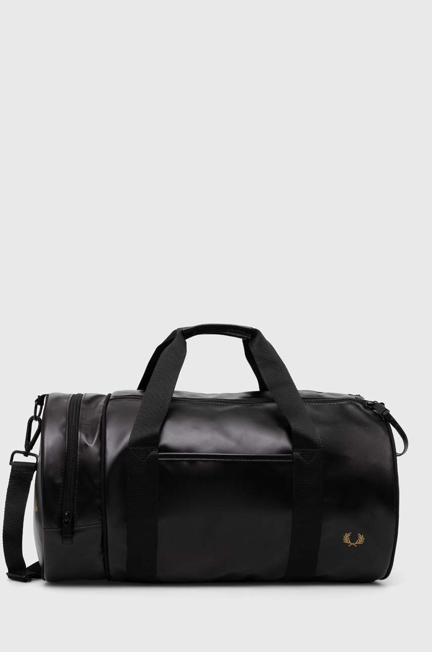 Rejsetaske Fred Perry Barrel Bag Sort | L7260.774, 0