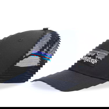 Kasket Patagonia P-6 Logo Trucker Cap Mørkeblå | 38289-NVYB, 0
